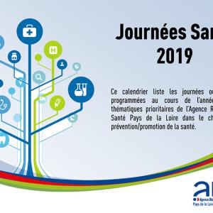 Calendrier des journées santé 2019 en pays de la Loire